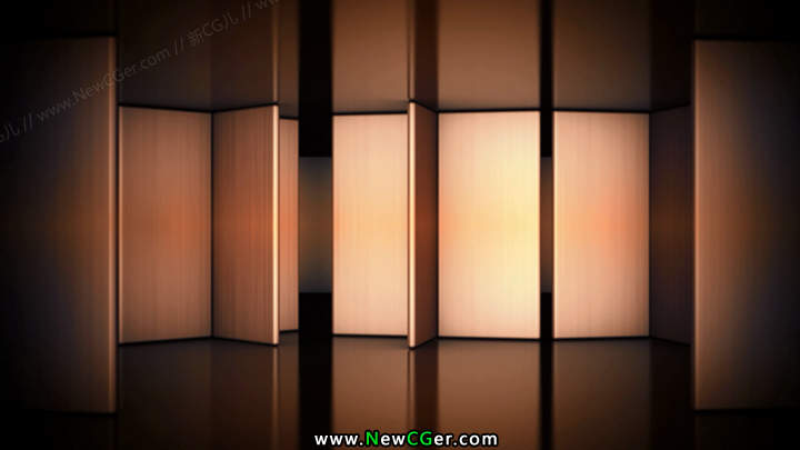 3D效果的旋转背景素材 me<x>tallic Panels-影创院
