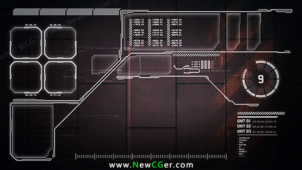 24例高科技屏幕界面显示视频素材包-影创院