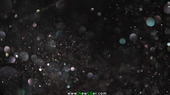精美闪耀的粒子粉末动态视频素材 Sparkle Particles 003-创富院