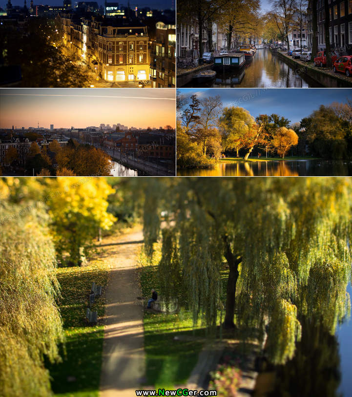静静流动的时光，5支风光延时摄影素材，amsterdam-影创院