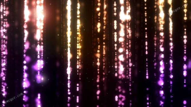 梦幻、唯美、漂亮的粒子光帘背景循环视频素材-创富院