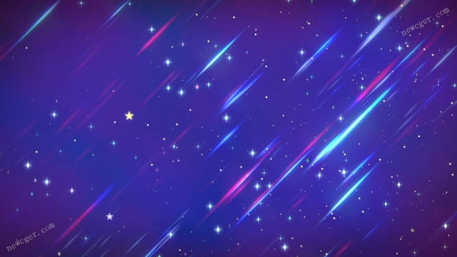 漂亮的流星雨背景特效视频素材，支持无缝循环-影创院