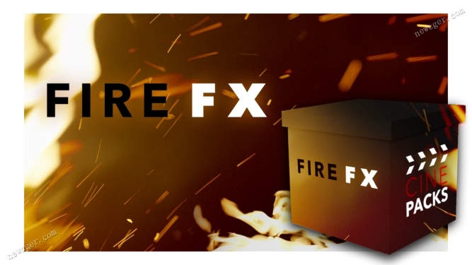 可渲染震撼炫酷气氛的多个Fire火焰特效视频素材-影创院