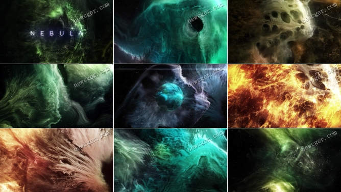 19个超酷的宇宙星云背景特效视频素材-创富院