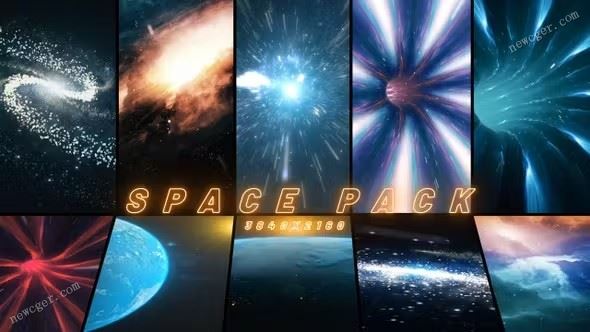 17个4K级别的宇宙太空星云景观背景特效视频素材-影创院