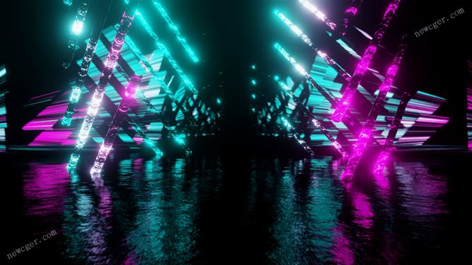 绚丽闪亮镜面效果的VJ循环视频素材-影创院