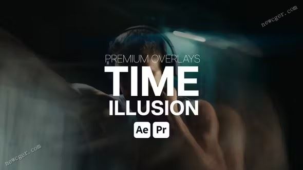 专业的Time Illusion时间错觉画面覆盖效果AE模板，含mogrt项目-影创院