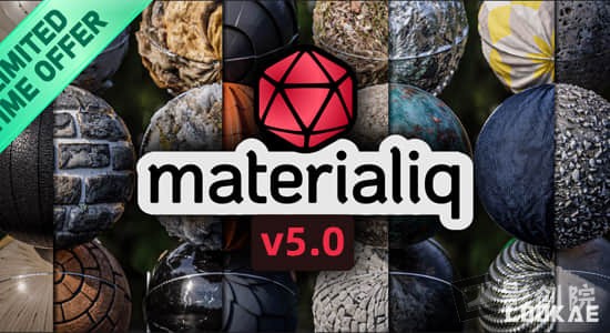 370种实用Blender材质预设库 Material Library Materialiq V5.0.2-影创院