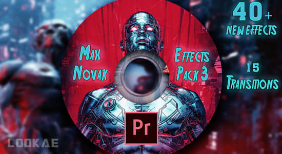 40种视频制作视觉特效PR预设 Max Novak Preset Pack 3.0-影创院
