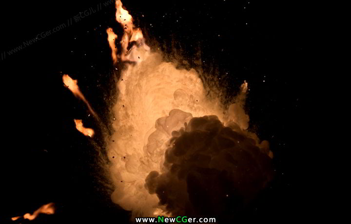 高清爆炸效果实拍视频素材，Explosion-影创院