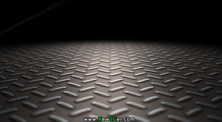 带通道的工业金属钢板地面循环视频素材Industrial me<x>tal Floor Loop-影创院