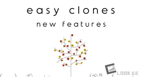 AE脚本-2D图层克隆系统 Easy Clones v2.1+使用教程-影创院