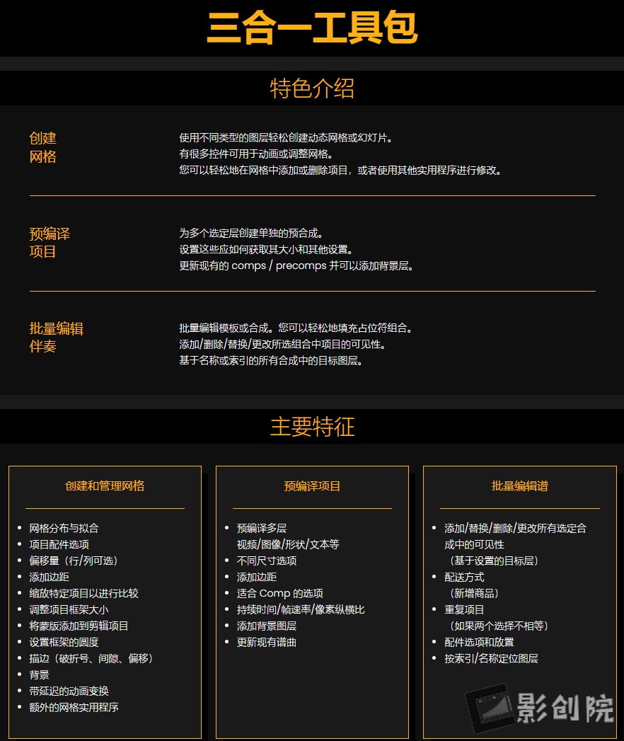 AE脚本-创建动态网格幻灯片视频墙展示动画 Slides & Grids V1.2.0+使用教程-LookAE.com AE脚本-创建动态网格幻灯片视频墙展示动画 Slides & Grids V1.2.0+使用教程