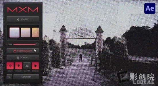 AE脚本-复古半调摇滚嘻哈风格混合视觉特效 FredPelle – MXM Plugin V1.0.0-影创院