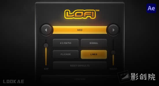 AE脚本-复古失真视觉特效 FredPelle – LoFi Plugin-LookAE.com AE脚本-复古失真视觉特效 FredPelle – LoFi Plugin