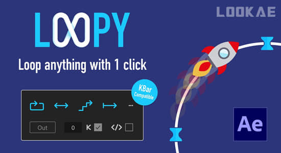 AE脚本-关键帧路径循环动画 Loopy V1.2.3 Win/Mac-影创院