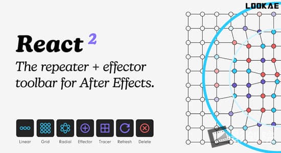AE脚本-图层复制克隆排序随机衰减动画效果 React v2.0.0+使用教程-影创院