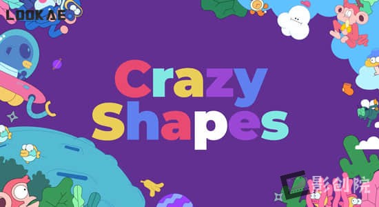 AE脚本-图形绑定拉伸变形MG动画制作工具 Crazy Shapes V1.1.5+使用教程-创富院