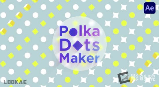 AE脚本-圆点图形矩阵排列效果MG动画 Polka Dots Maker v1.2+使用教程-创富院