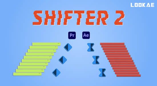 AE/PR脚本-关键帧图层素材快速自动排列移动调整 Shifter V2.0.3+使用教程-影创院