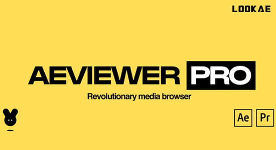 AE/PR脚本-媒体资源项目模板素材预览管理应用工具 AEviewer Pro V2.2 专业版-影创院