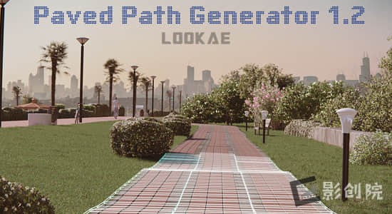 Blender插件-20组三维道路生长器 Paved Path Generator V1.2-影创院