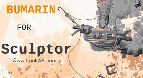 Blender插件-3D网格绘制雕刻建模插件 Blender Market – Bumarin For Sculptor V0.3-影创院