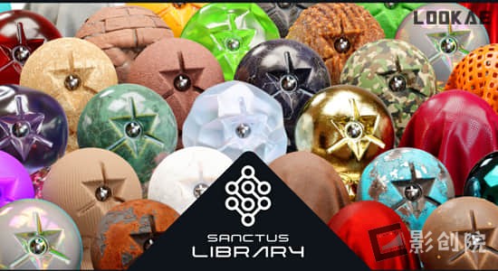 Blender插件-程序化材质预设库 Sanctus Library v2.4.0 – Procedural Materials+使用教程-影创院
