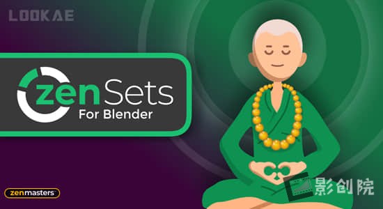 Blender插件-创建管理网格元素顶点组 Zen Sets v2.4.1-影创院