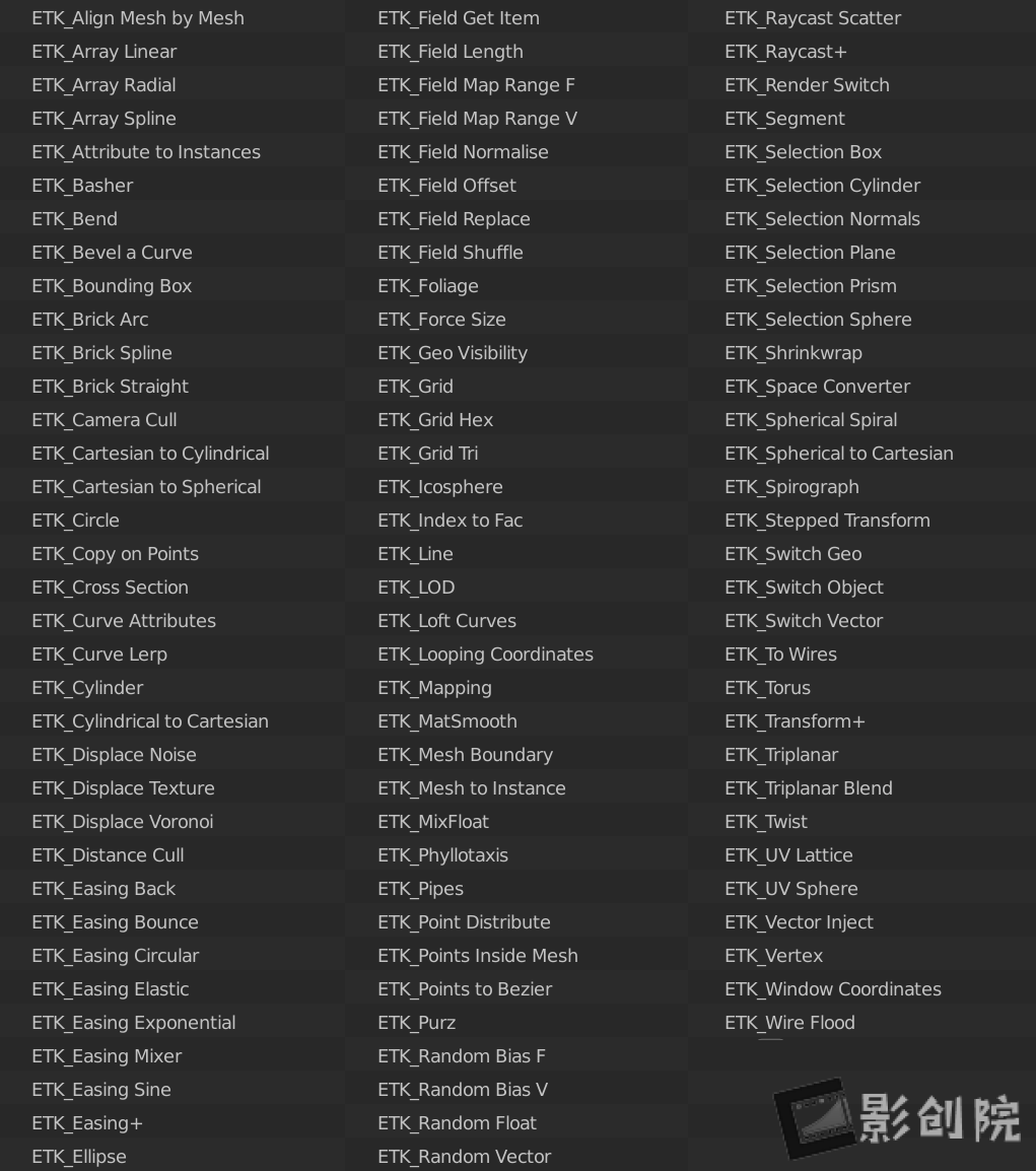 Blender插件-高级几何节点多功能工具组 Erindale Toolkit V3.1.2-LookAE.com Blender插件-高级几何节点多功能工具组 Erindale Toolkit V3.1.2