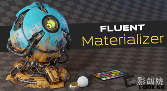 Blender插件-烘焙制作自定义材质工具 Fluent Materializer V1.4-影创院