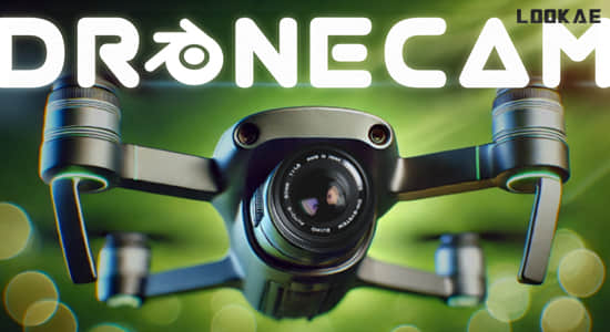 Blender插件-模拟无人机航拍镜头动画 DroneCam V2.0.6-影创院