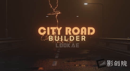 Blender插件-三维城市道路系统生成器 City Road Builder V1.0-影创院