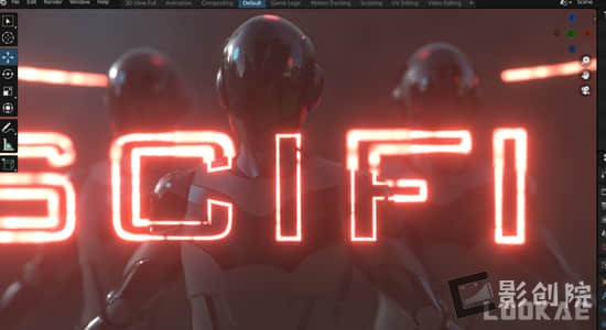 Blender插件-三维科幻HUD元素特效 Scifi Elements Ultimate v1.00-影创院
