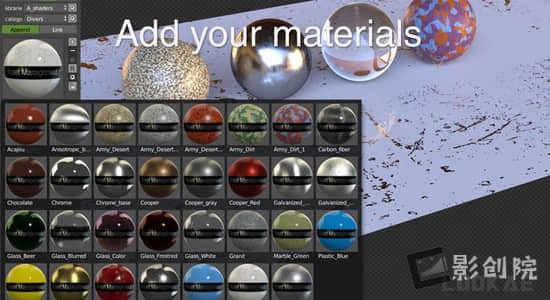 Blender插件-三维模型材质贴图场景预设管理工具 Asset Management V2.70 + 使用教程-影创院