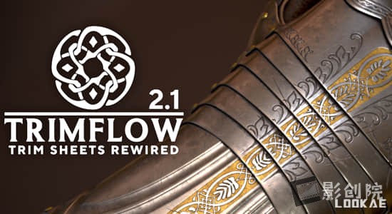 Blender插件-贴画纹理路径绘制工具 Trimflow V2.0+使用教程-创富院
