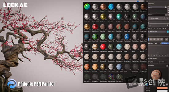 Blender插件-贴图分层绘制 Philogix Pbr Painter V4.2.3-影创院