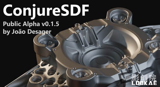 Blender插件-硬表面非破坏性平滑建模工具 ConjureSDF V0.1.5-影创院