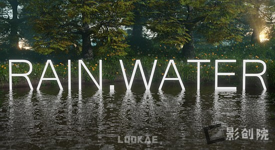 Blender插件-真实下雨水滴涟漪动画效果 Rain.Water v2.1-影创院