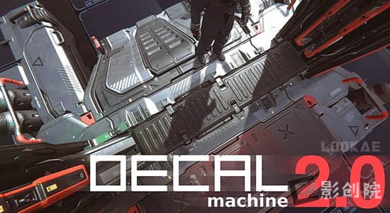 Blender插件-自动化高效建模工具表面贴图工具 DecalMachine V2.10.0-影创院