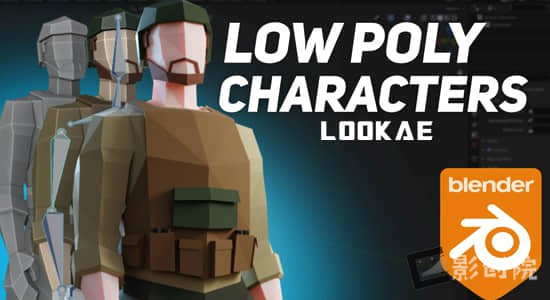 Blender教程-三维游戏人物角色建模制作(英文字幕) Blender Render Your first 3D Game Character-创富院