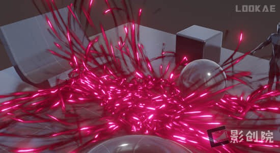 Blender预设-粒子路径流动模拟特效动画 Particle Simulation Modifier V5-影创院