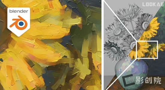 Blender预设-数字艺术实时油画绘制滤镜 Live Paint Filter v1.2-影创院