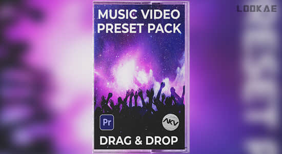 动感音乐视频转场和特效PR预设 Music Video Essentials Pack-影创院