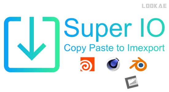 多格式文件批量导入Blender插件 Super IO v1.4.8-影创院