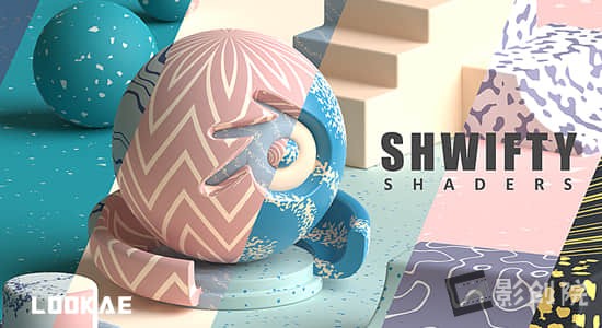 混合纹理材质着色器Blender预设 Shwifty Shaders V1.2-影创院