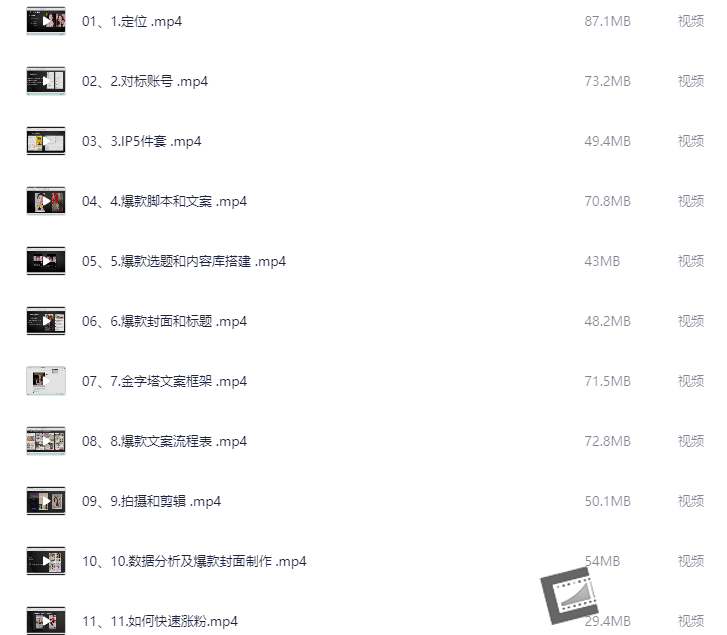 小红书商业IP变现私教,手把手教会你从0-1制作短视频到变现的全过程