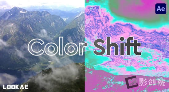 Mac苹果版AE插件-渐变色彩重映射视觉特效 Color Shift v1.0.3-影创院