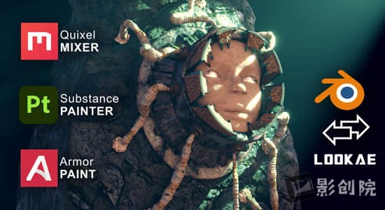 PBR材质动态桥接导入Blender插件 Pbr Bridge V2.1.6-影创院