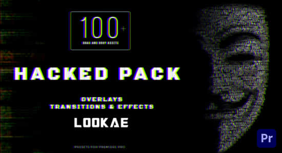 PR预设-100种叠加过渡视觉特效动画 Premiere Pro HACKED PACK-影创院